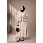 FREYA MODA Tesettür Etek Ceket Takım