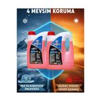 FREYR 4 Mevsim Organik Konsantre Kırmızı Antifriz -42°C 3 Lt 2 Adet (3ltX2)