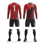 Freysport Compactness Kaleci Forma Seti (Kırmızı, 3XL)
