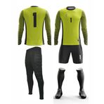 Freysport Cord Kaleci Forma Seti (Yeşil, 3XL)