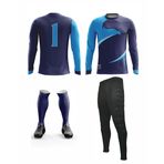 Freysport Eagle Kaleci Forma Seti (Lacivert - Mavi, L)