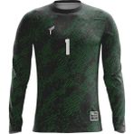 Freysport Wale Süngersiz Kaleci Forması - Siyah - Yeşil - 2XL