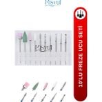 Freze Ucu Seti, Manikür Pedikür Freze Ucu 10'lu Kutulu Set