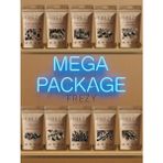 Frezy Freeze Dry MEGAMIX10 Karışık Paket Dondurularak Kurutulmuş Meyve Atıştırmalıkları, Doğal Meyve Cipsi 10 Ayrı Paket - 195 gr