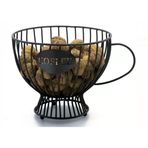 Frezya Coffe Dekoratif Siyah Metal Meyvelik