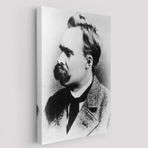 Friedrich Nietzsche Alman Filozof Siyah Beyaz Dekoratif Kanvas Tablo, Duvar Dekoru 5963
