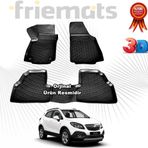 Friemats Opel Mokka 3D Paspas Havuzlu 2012 - 2016 Arası 4 Parça Siyah