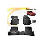 Friemats Renault Clio 4 3D Paspas Havuzlu Siyah Hb 2013-2020 Arasi 4 Prc
