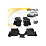 Friemats Vw Golf 5 3D Paspas Havuzlu Siyah 2004-2009 Arasi 4 Prc