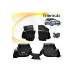 Friemats Vw Golf 6 3D Paspas Havuzlu Siyah 2010-2013 Arasi 4 Prc