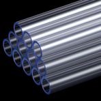 Frienda 12 Adet PETG Tüp 0,39 inç/10 mm ID, 0,55 inç/14 mm OD Sert PETG Boru Şeffaf Su Soğutma Kiti PC Sıvı Su Soğutma Başlangıç için Su Soğutma Sistemleri, 30 İnç Uzun