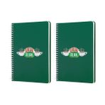 Friends Central Perk Yeşil Butik Defter 2 Adet 96 Yaprak Çizgili