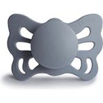 Frigg Butterfly Silikon Emzik - Great Gray 0-6 Ay - Mavi - Gri - 0 - 6 Ay