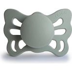 Frigg Butterfly Silikon Emzik - Sage 0-6 Ay - Açık Yeşil - 0 - 6 Ay