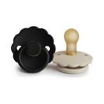 Frıgg Daisy Ikili Kauçuk Emzik - Cream/jet Black 0-6 Ay - 0 - 6 Ay - Siyah