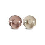 Frıgg Daisy Kauçuk Emzik 2'li - Blush & Cream 6-18 Ay - 6 - 18 Ay - Renkli