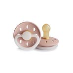 Frigg Moon Phase Kauçuk Emzik - Karanlıkta Parlayan - Blush Night 0-6 Ay