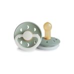 Frigg Moon Phase Kauçuk Emzik - Karanlıkta Parlayan - Sage Night (0-6 Ay) - 0 - 6 Ay - Açık Yeşil
