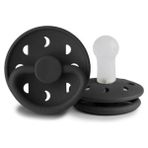 Frıgg Moon Phase Silikon Emzik - Jet Black 6-18 Ay - Siyah - 6 - 18 Ay