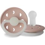 Frigg Moon Phase Silikon Emzik - Karanlıkta Parlayan - Blush Night (0-6 Ay) - 0 - 6 Ay - Açık Pembe