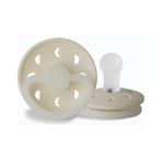 Frıgg Moon Phase Silikon Emzik - Karanlıkta Parlayan - Cream Night 0-6 Ay - 0 - 6 Ay - Krem