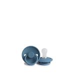 Frigg Rope Design Ocean View 0-6 Ay Silikon Emzik - Mavi