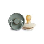 Frigg Rope Ikili Kauçuk Emzik - Cream / Sage 0-6 Ay