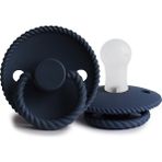 Frıgg Rope Silikon Emzik - Dark Navy 0-6 Ay - Lacivert - 0 - 6 Ay