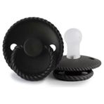 Frıgg Rope Silikon Emzik - Jet Black 0-6 Ay - 0 - 6 Ay - Siyah