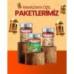 Friggy 3'lü Set Antep Fıstığı Kreması + Parçacıklı Fındık Kreması + Cevizli Tahin 320GR Özel Ramazan Paketi - 960 gr