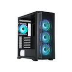 Frisby Cx-500 750W 80+(Bronze) Argb Fan Gaming Mesh 4Rgb Fan Yan:4mm Temper Cam-Ön Panel:abs+ Mesh