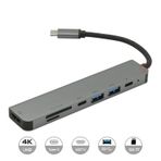Frisby FA-7662TC USBType-C to HDMI+USB3.0+TF/PD Dönüştürücü
