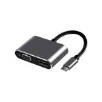 Frisby FA-7678C Type-C HDMI+VGA 4Kx2K Adaptör