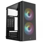 Frisby FC-8970G 300W USB 3.0 2x12 cm RGB Fan Siyah mATX Kasa