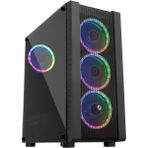 Frısby FC-9320G 600W 4 x Rgb 80+ Mesh Kasa - Siyah