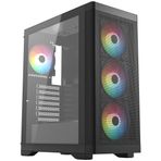 Frisby FC-9480G 600W 80+ Bronze 4x120mm RGB Fan Temperli Cam Mesh USB 3.0 ATX Mid-Tower Gaming (Oyuncu) Kasa