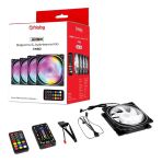 Frisby FCL-F1274C 4 x 120 mm Argb 4'lü Fan Seti Kit Sessiz Rgb Kasa Fanı