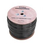Frisby FNW-CAT624 305 m UTP CAT 6 AWG 23 Dış MEkan Siyah Data Kablosu