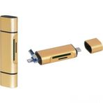 Frisby SD/TF - Micro USB/Type-C OTG Taşınabilir Kart Okuyucu