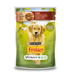 Friskies 100 gr Kuzu Etli Ve Havuçlu Köpek Pouch