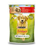 Friskies 20x100 gr Sığır Etli Ve Patatesli Köpek Pouch