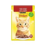 Friskies 85 gr Sığır Etli Soslu Yaş Kedi Maması