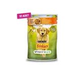 Friskies Junior Tavuklu Pouch 12x100 gr Yavru Köpek Konservesi