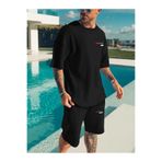 Frisson Takım Elbise Rahat T-shirt ve Beşli Pantolon Takım