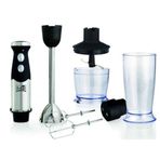 Fritel HB-2879 XXL Gümüş Siyah 800 Watt El Blender Seti