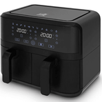 Fritel Snacktastic 8180 Duo Siyah 5 lt Çift Hazneli Airfryer