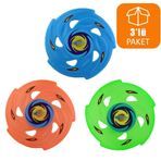 Frizbi Fırlatma Diski Plaj Kumsal Oyuncağı 24 Cm 3 Lü Paket