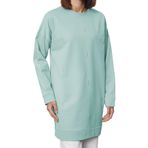 Frm Kadın Tesettür Moda Şık Relaxed Bisiklet Yaka Düşük Kol Regular Basic Taş Detaylı Sweatshirt, Mint, S