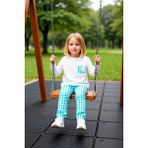 FRM Kız Çocuk Pijama Seti Rahatlık ve Şıklığı Bir Araya Getiren Tasarım Kaliteli Şık Rahat - Mint - 5 - 6 Yaş