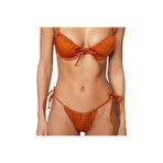 Frm Yeni Düz Balconette Normal Bel Brazilian Kahverengi Balkonet Tünelli Brazilian Bikini Takımı, Kahverengi, 38